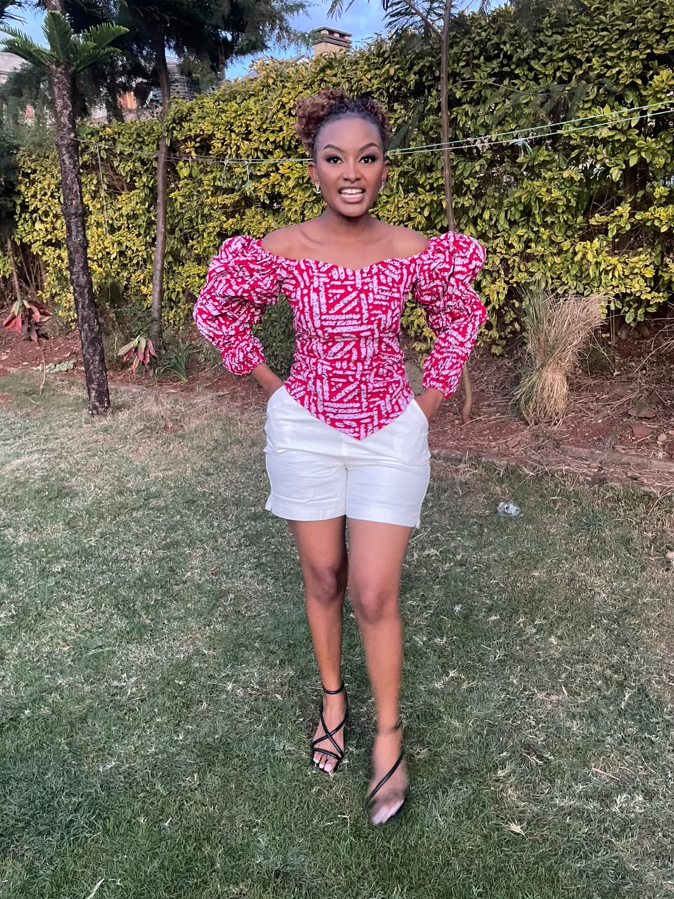 Ankara long sleeve top