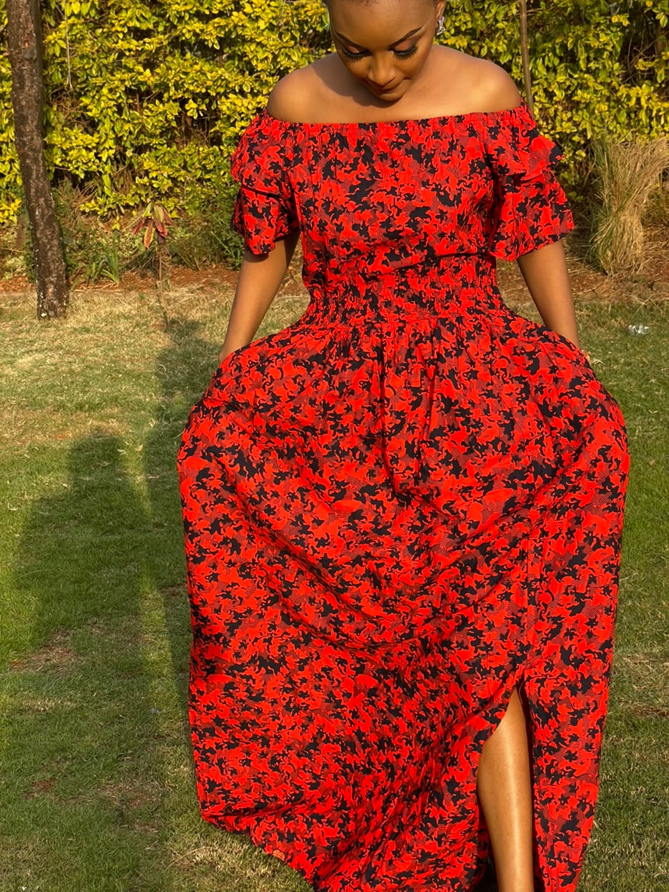 Ankara max dress