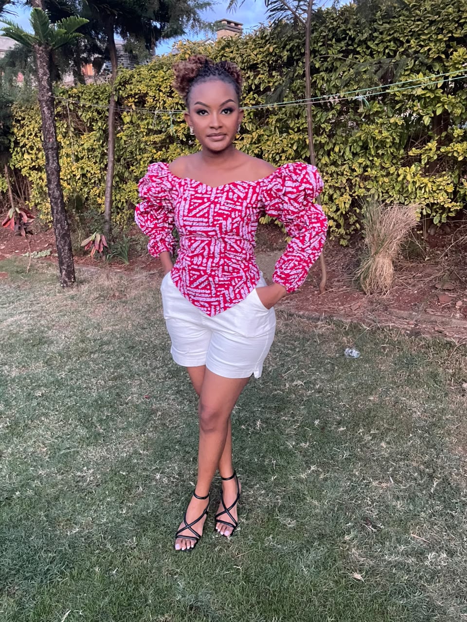 Ankara long sleeve top